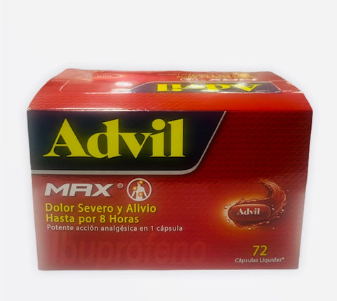 ADVIL MAX 72 CAPSULAS